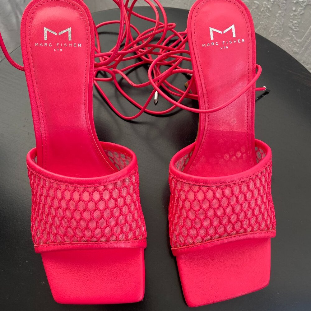 Marc Fisher Hot Pink Heels Size 8